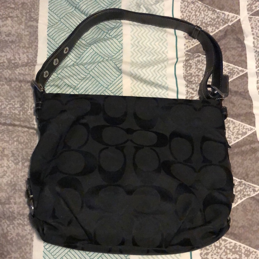 Authentic Black Coach Bag